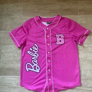 Barbie Kids Hot Pink Jersey Top